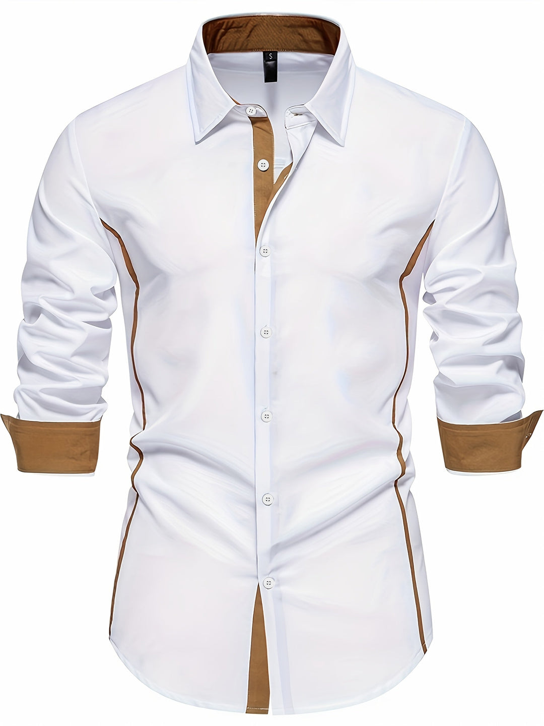 Graham | Contrast-Trim Slim Shirt