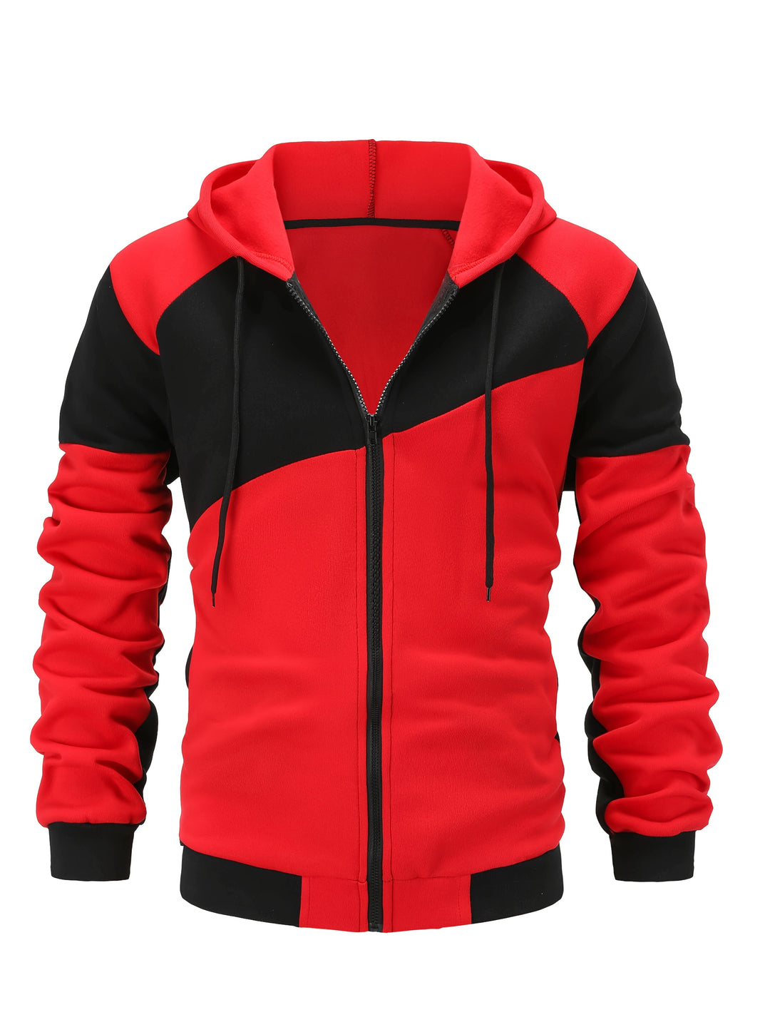Bryce | colour Block Zip-Up Hooded Jacket
