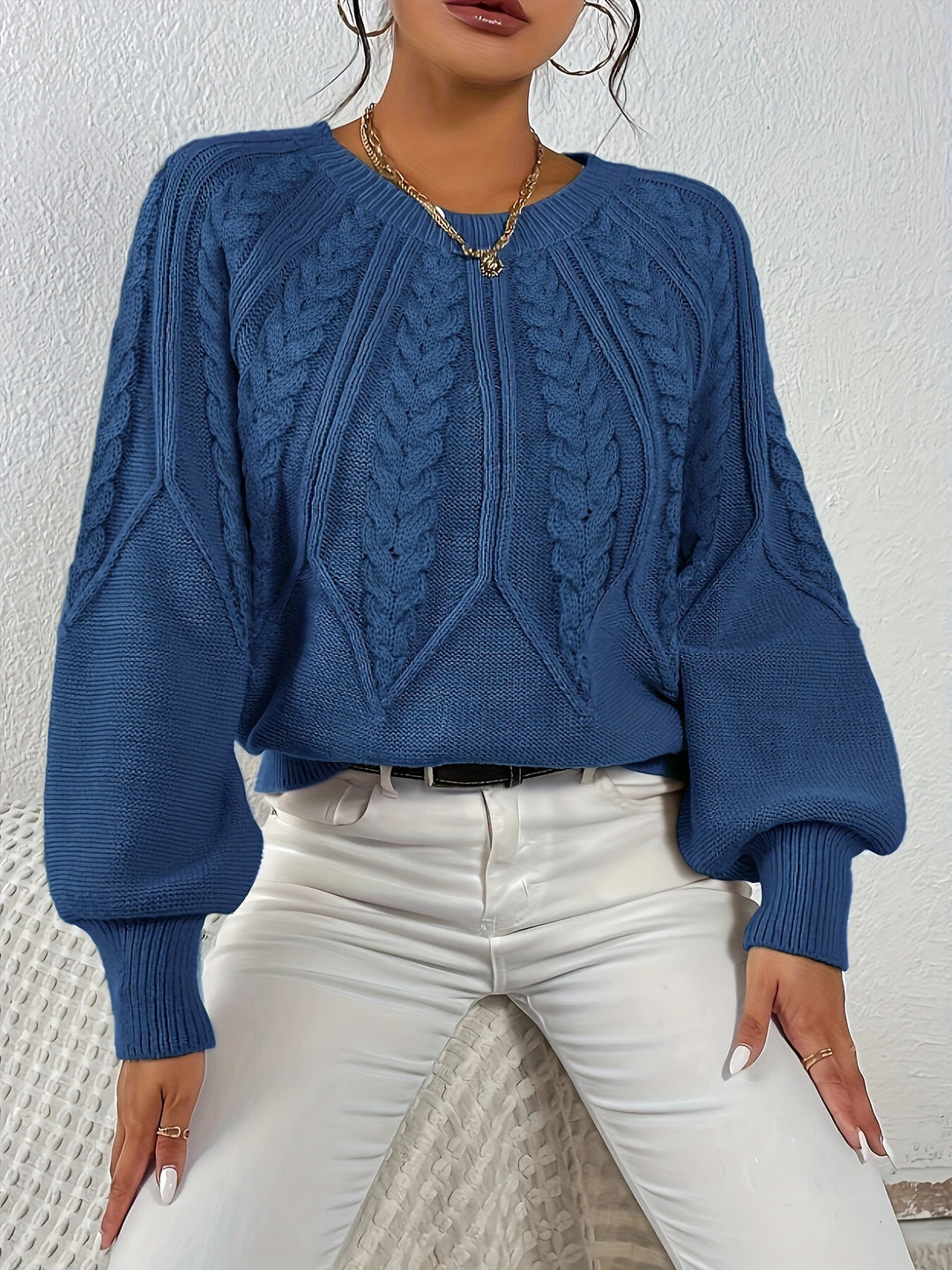Eleanor | Relaxed Cable-Knit Jumper