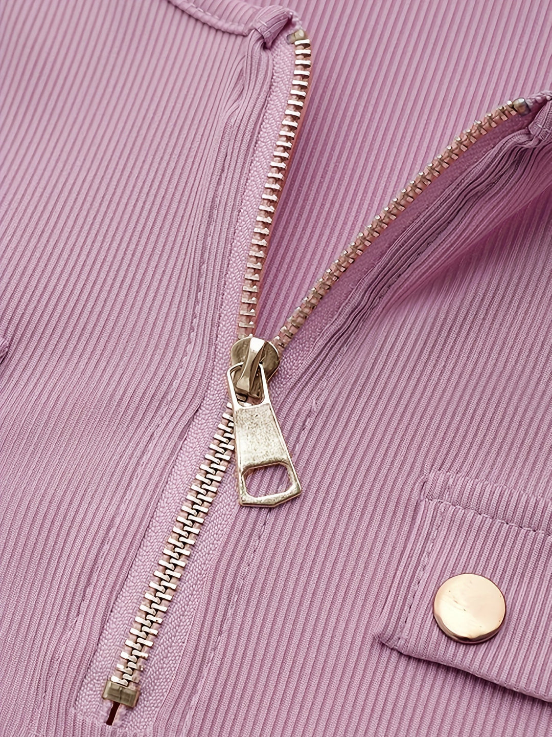 Wendy | Ribbed Zip-Front Top