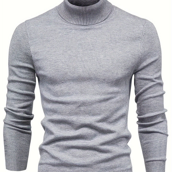 Malcolm | Classic Mock-Neck Jumper