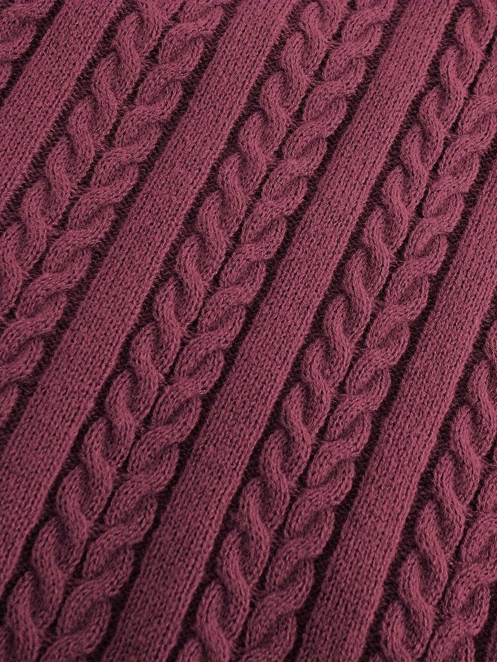 Gideon | Cable-Knit V-Neck Jumper Vest