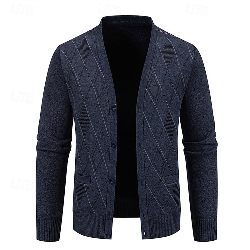 Weston | Refined Argyle Cardigan