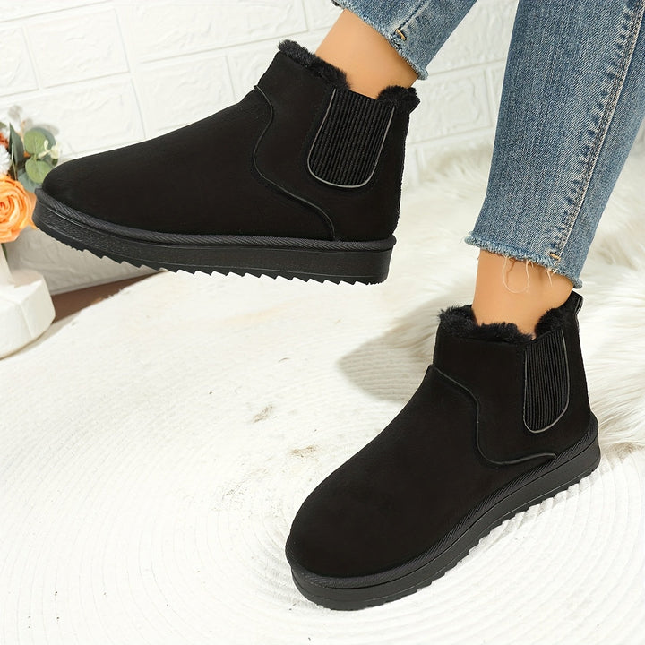 Adrienne | Cozy Platform Ankle Boots