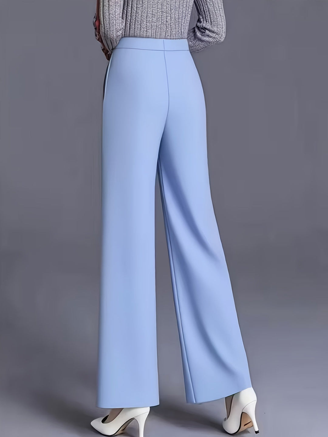 Claudia | High-Waisted Wide-Leg Trousers