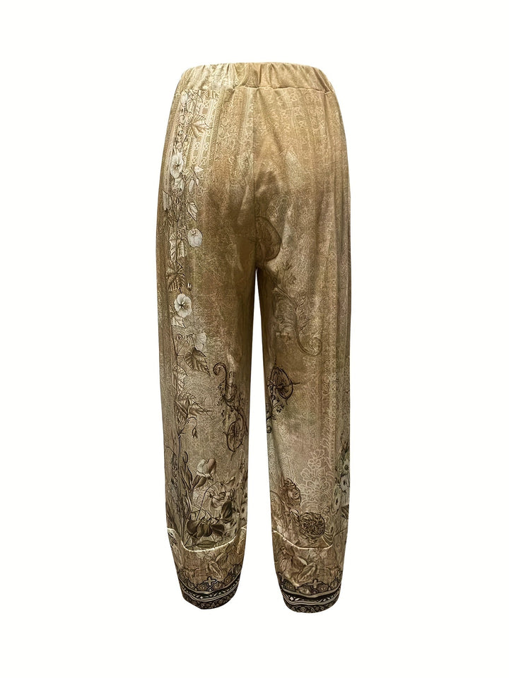 Meredith | Botanical Cropped Trousers