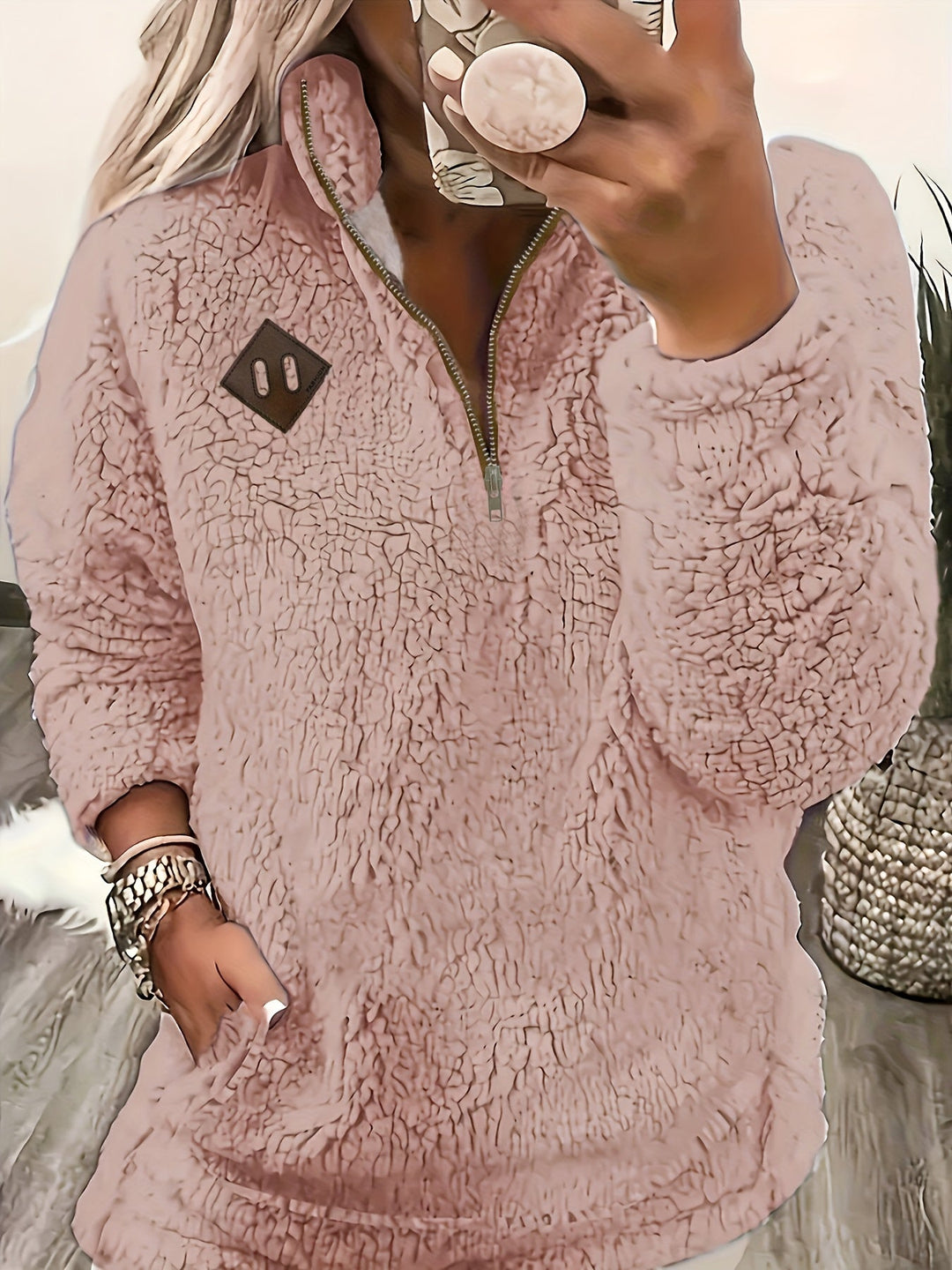 Renee | Cozy Half-Zip Pullover