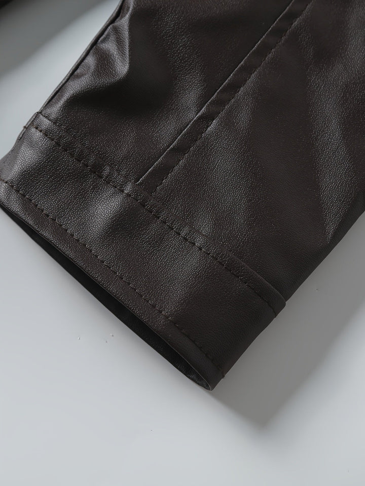 Roman | Stand-Collar Moto Jacket