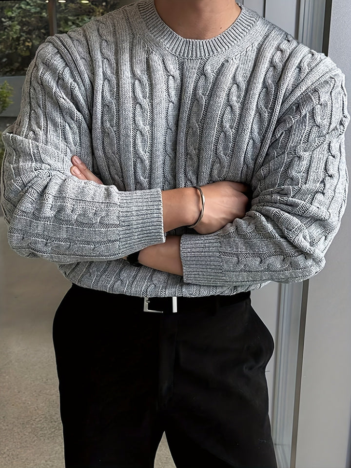 Preston | Twisted Cable Pullover Jumper