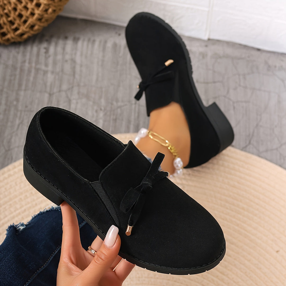 Nadia | Bow-Detail Slip-On Loafers