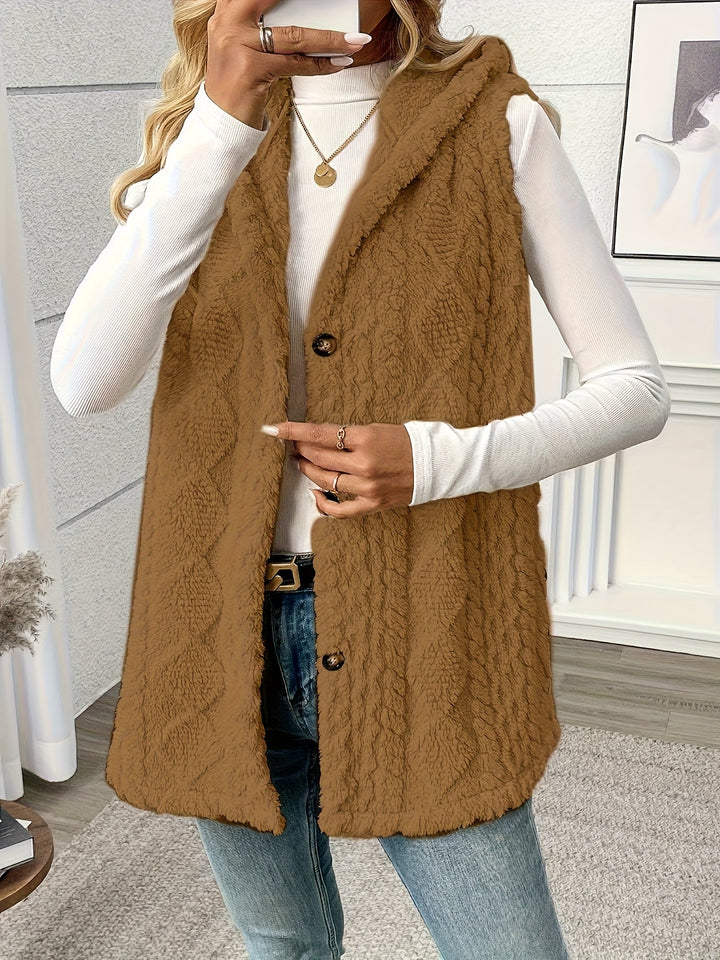 Lorna | Cozy Hooded Sleeveless Vest