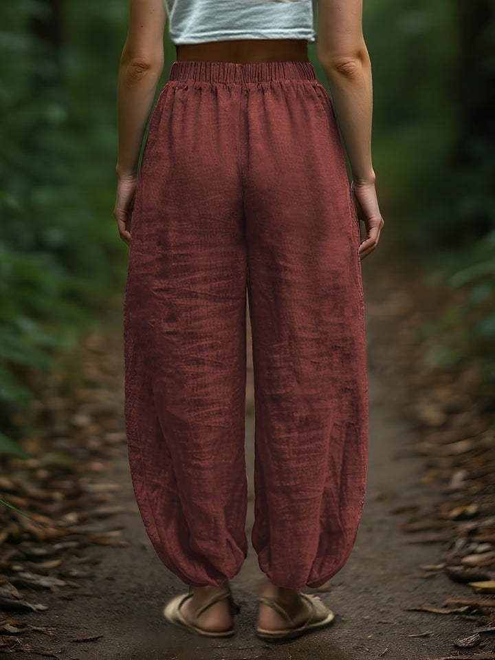 Marjorie | Relaxed Drawstring Lantern Trousers