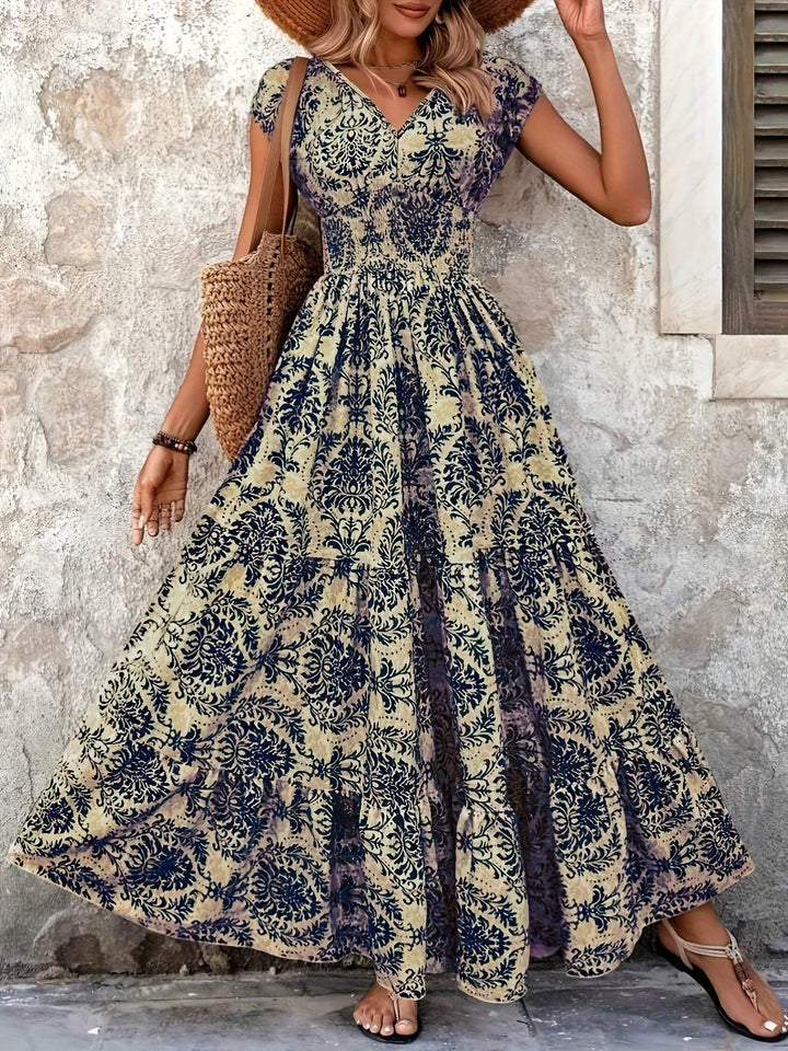 Lorena | Flowing Bohemian Maxi Dress