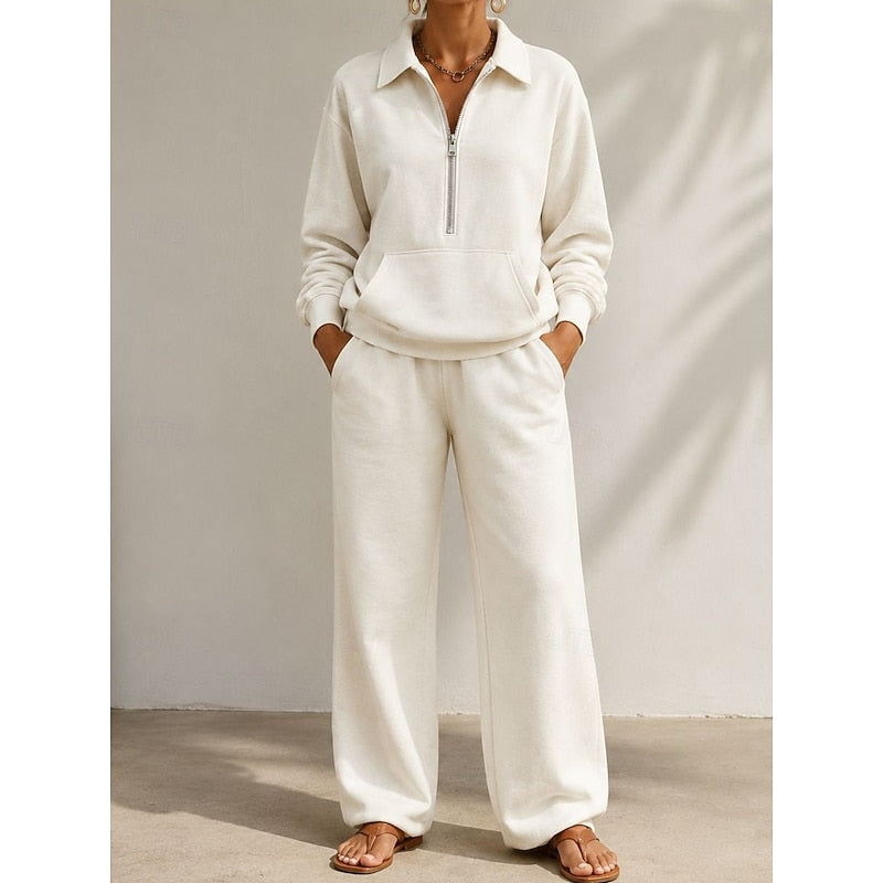 Naomi | Relaxed Half-Zip Two-Piece Set