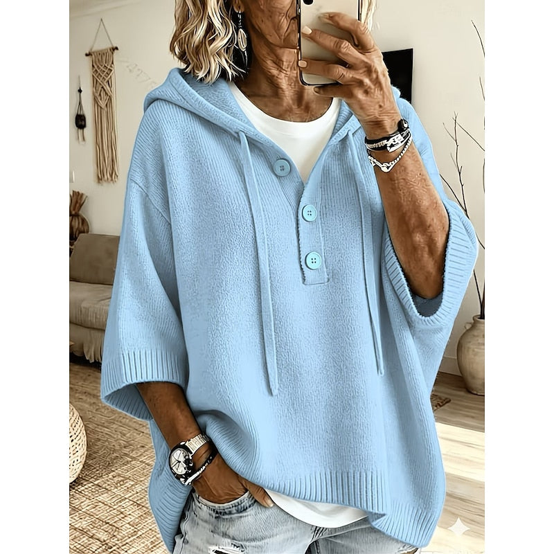Brooklyn | Relaxed Hooded Knit Jumper