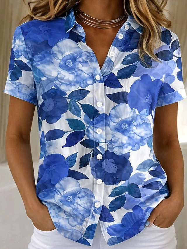 Marguerite | Blossom Short-Sleeve Shirt