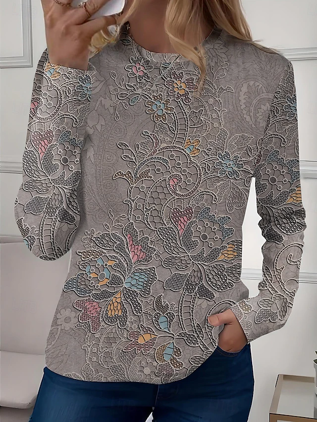 Gwyneth | Artful Long-Sleeve Tunic