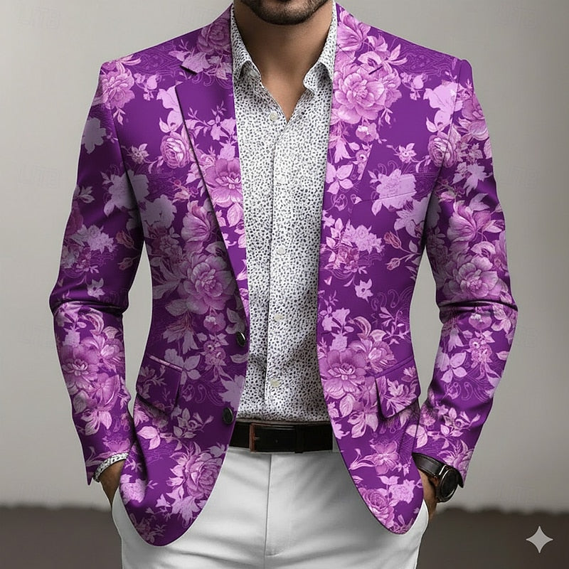 Beckett | Refined Floral-Print Blazer