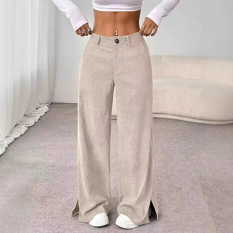 Rebecca | High-Waist Wide-Leg Trousers