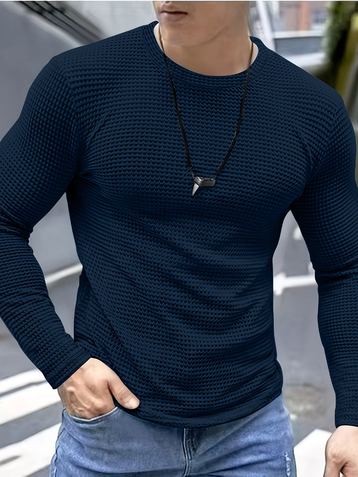 Bruno | Textured Long-Sleeve Top