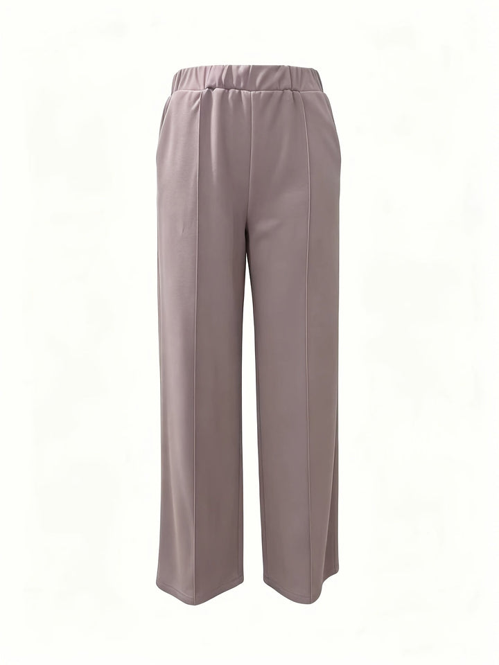 Claudia | High-Waisted Wide-Leg Trousers