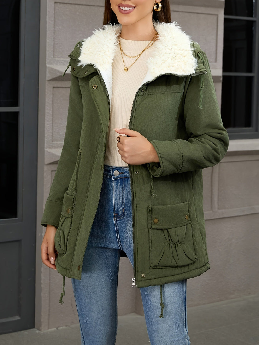Carolyn | Cozy Hooded Winter Parka