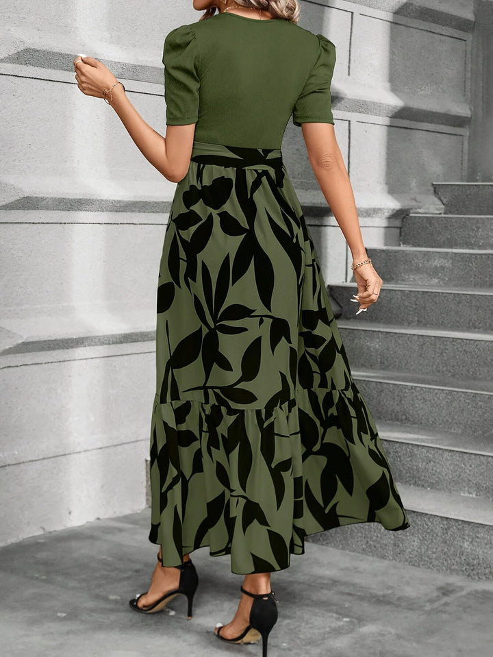 Helena | Printed Tiered Maxi Dress