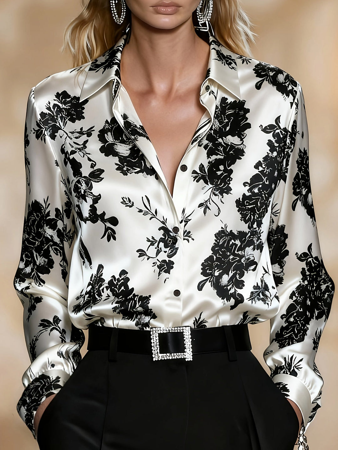 Cecily | Floral Elegant Blouse