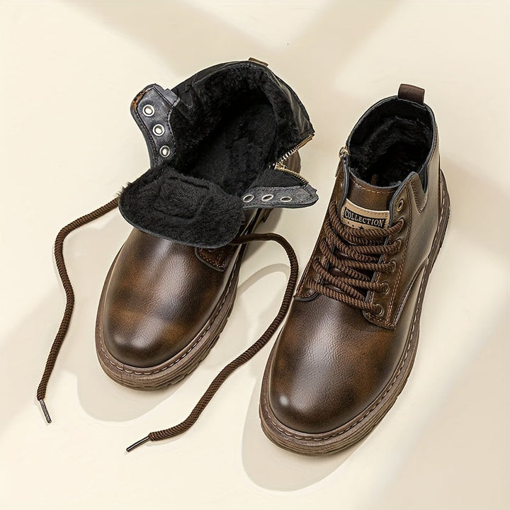 Duncan | Rugged High-Top Lace-Up Boots