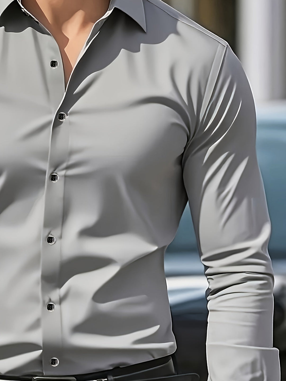 Graham | Tailored Long-Sleeve Button-Up Shirt