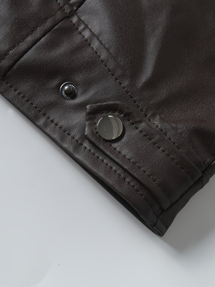 Roman | Stand-Collar Moto Jacket