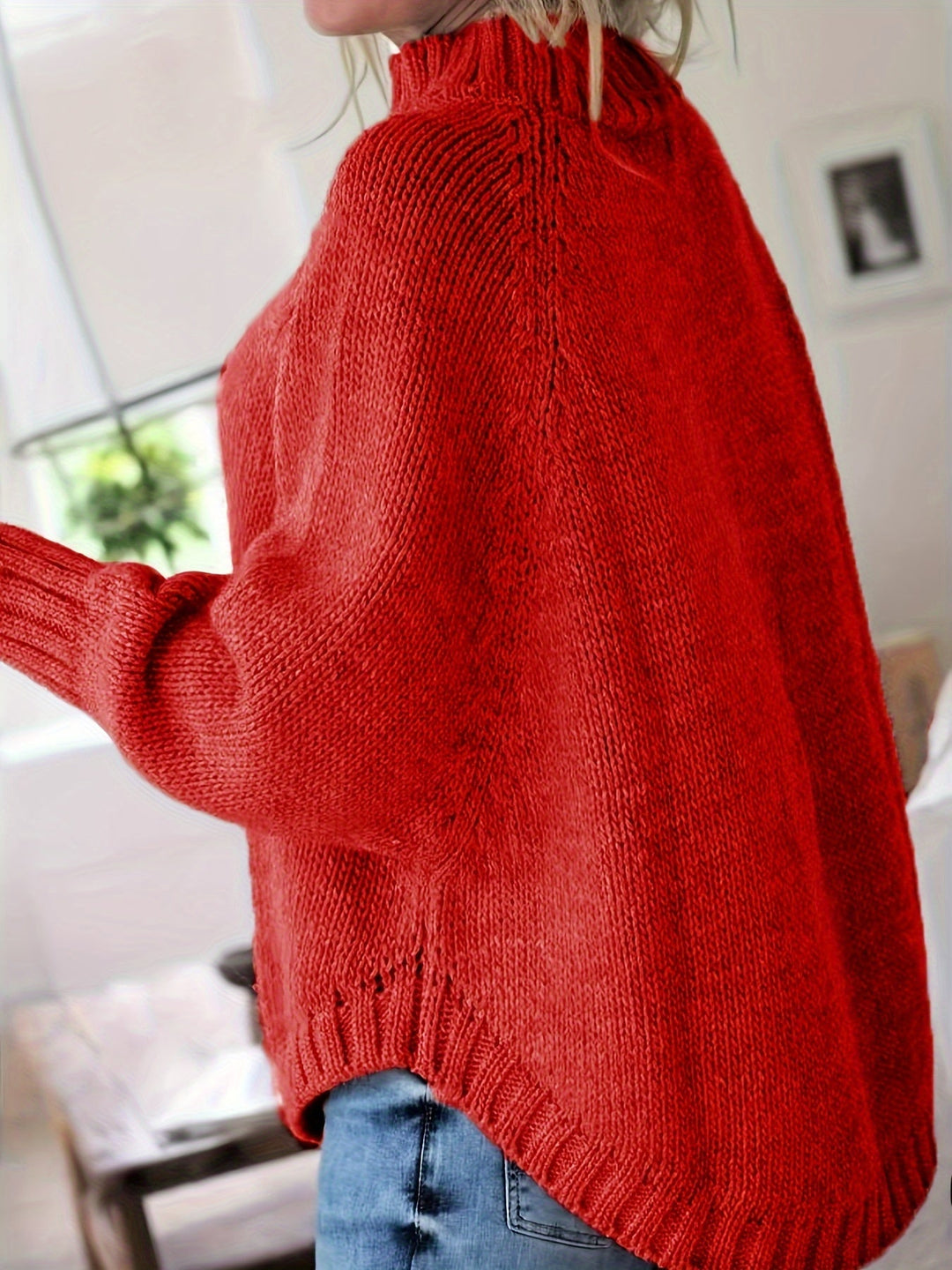 Corinne | Cozy High-Neck Cable-Knit Jumper