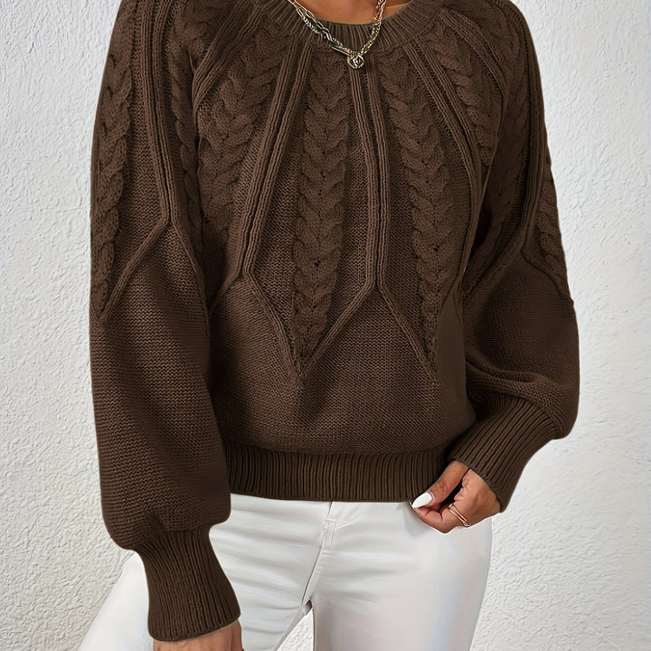 Cassidy | Cable-Knit Round-Neck Jumper
