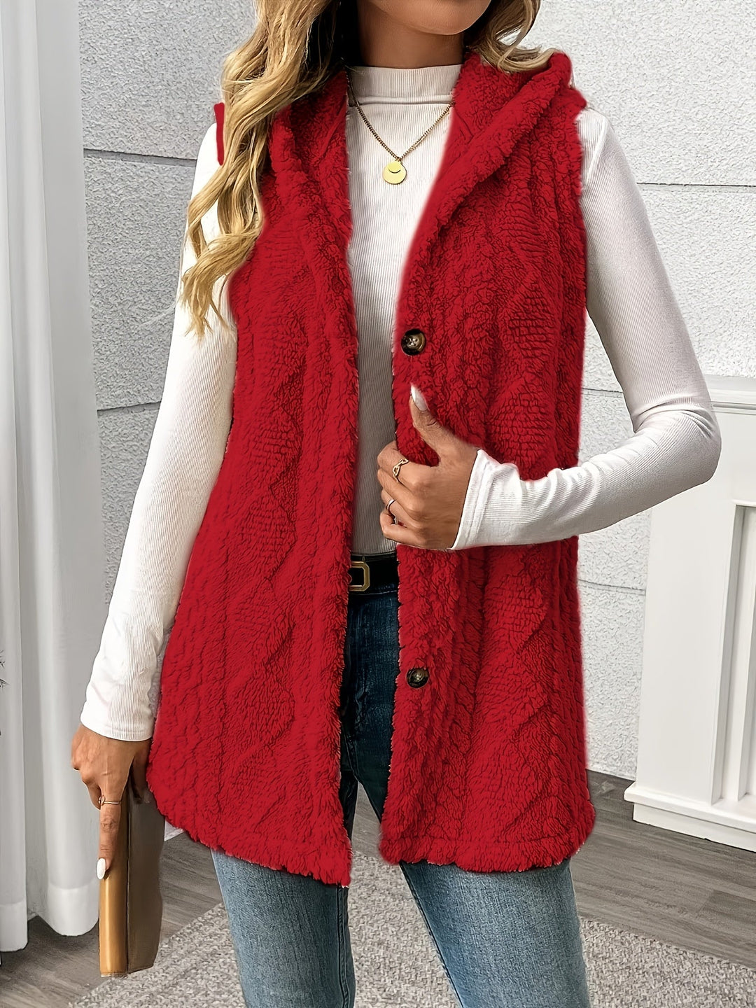 Lorna | Cozy Hooded Sleeveless Vest
