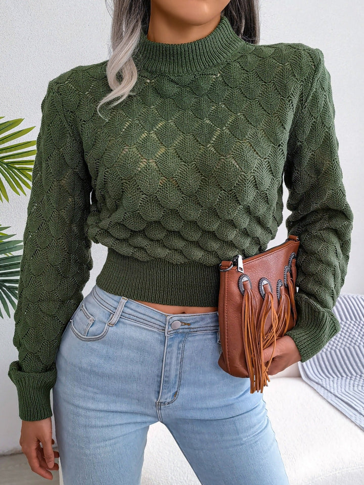 Melanie | Textured Cropped Jumper