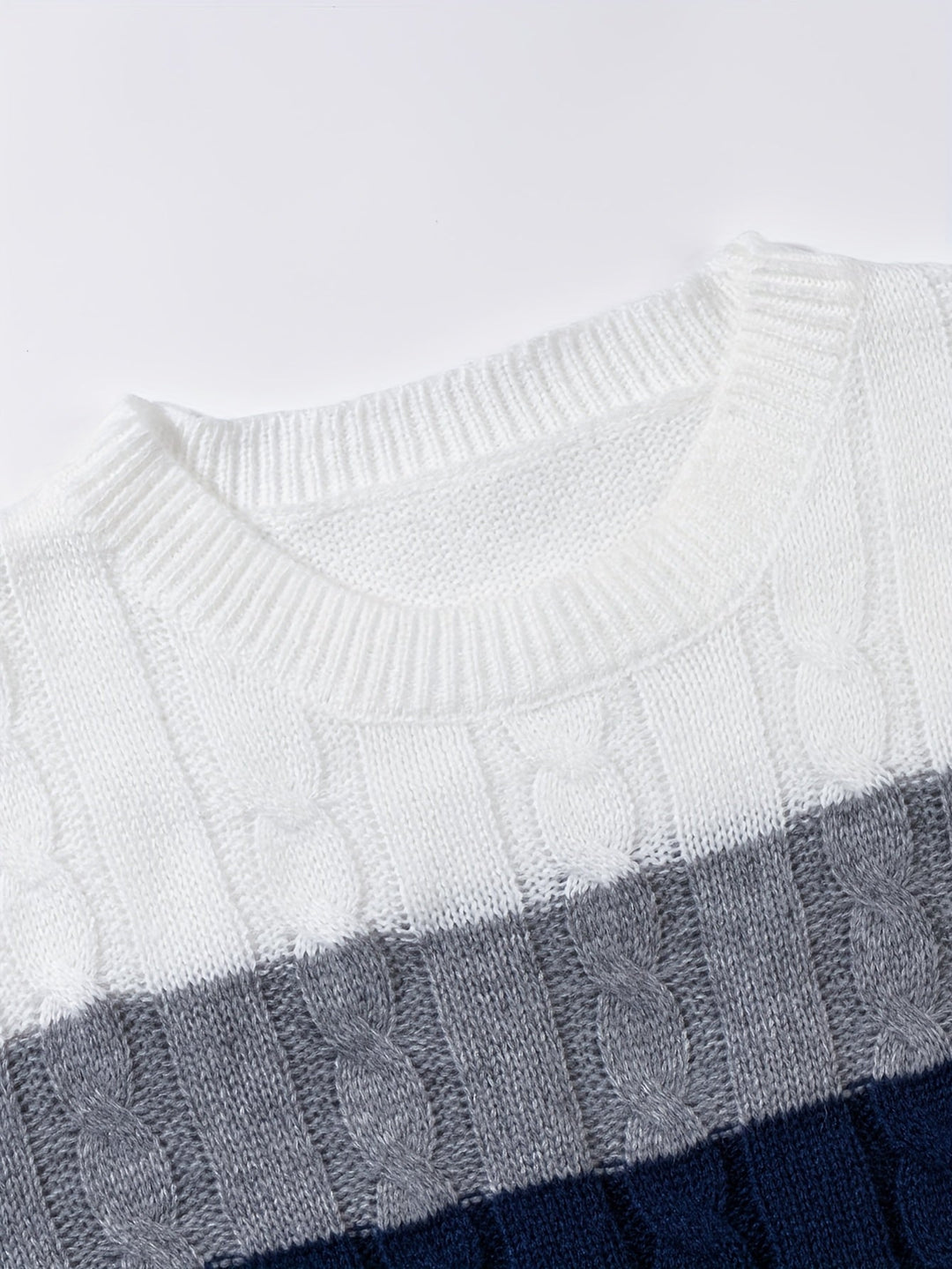 Nolan | Textured Cable-Knit Jumper