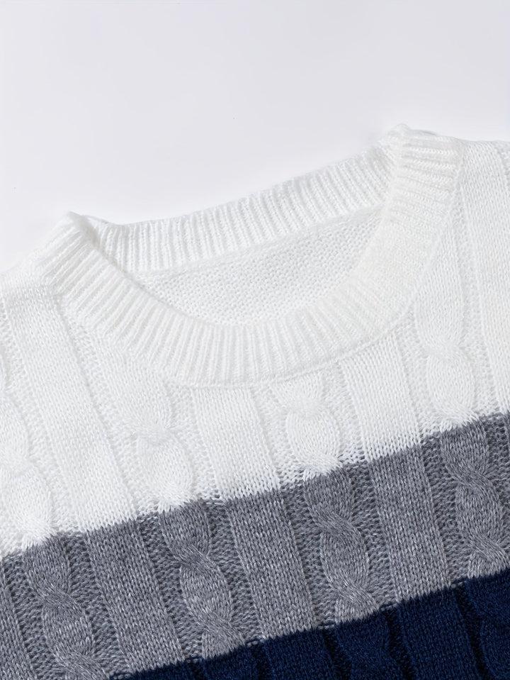 Nolan | Textured Cable-Knit Jumper