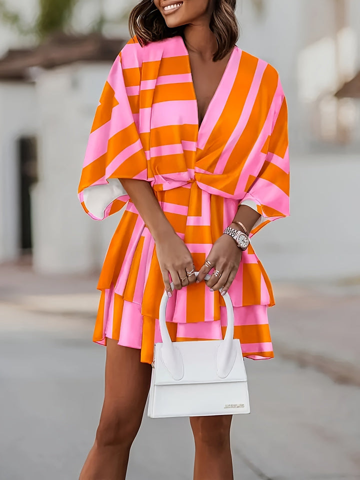Rosanna | Flowing Batwing Wrap Dress