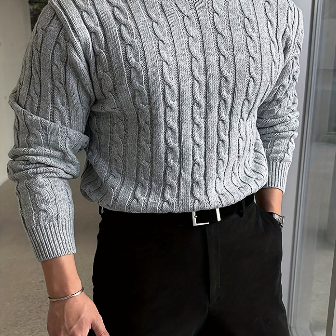 Preston | Twisted Cable Pullover Jumper