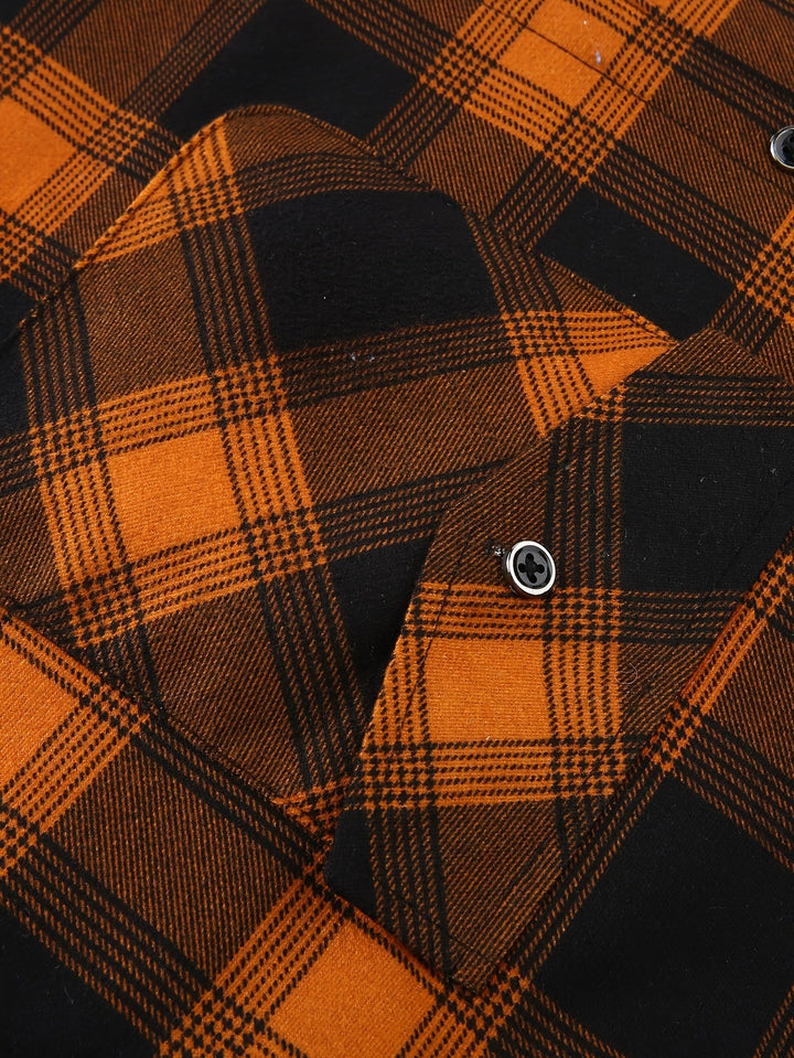 Desmond | Hooded Check Shirt Jacket