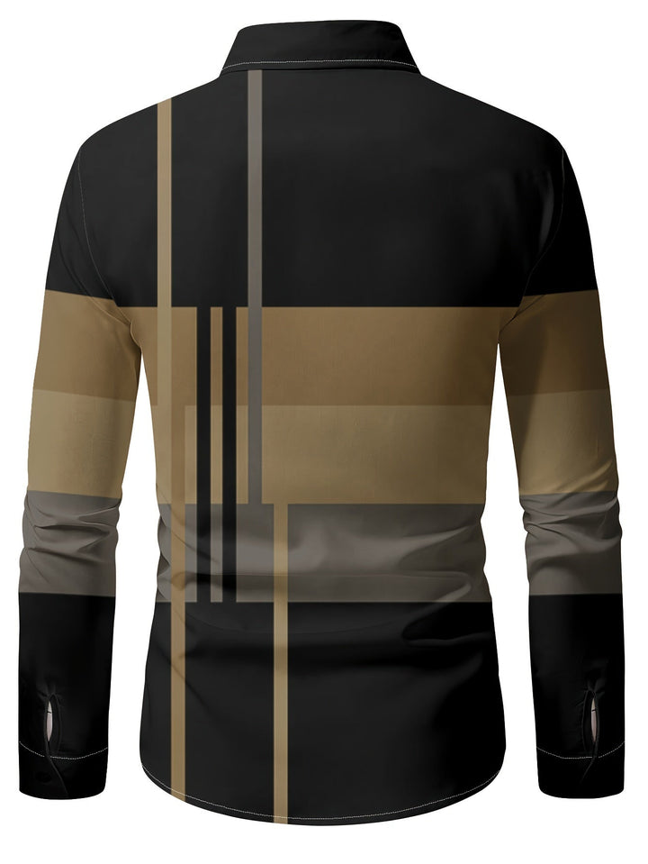 Rueben | Colour-Block Long-Sleeve Shirt