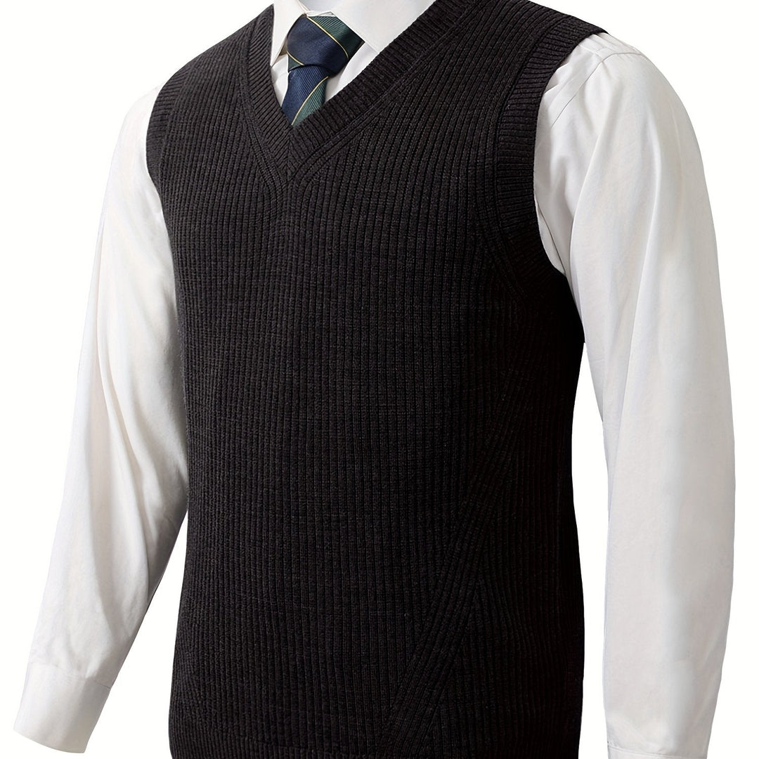 Ellis | Classic V-Neck Jumper Vest