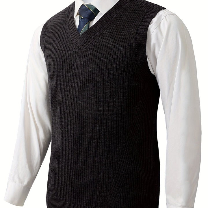 Ellis | Classic V-Neck Jumper Vest