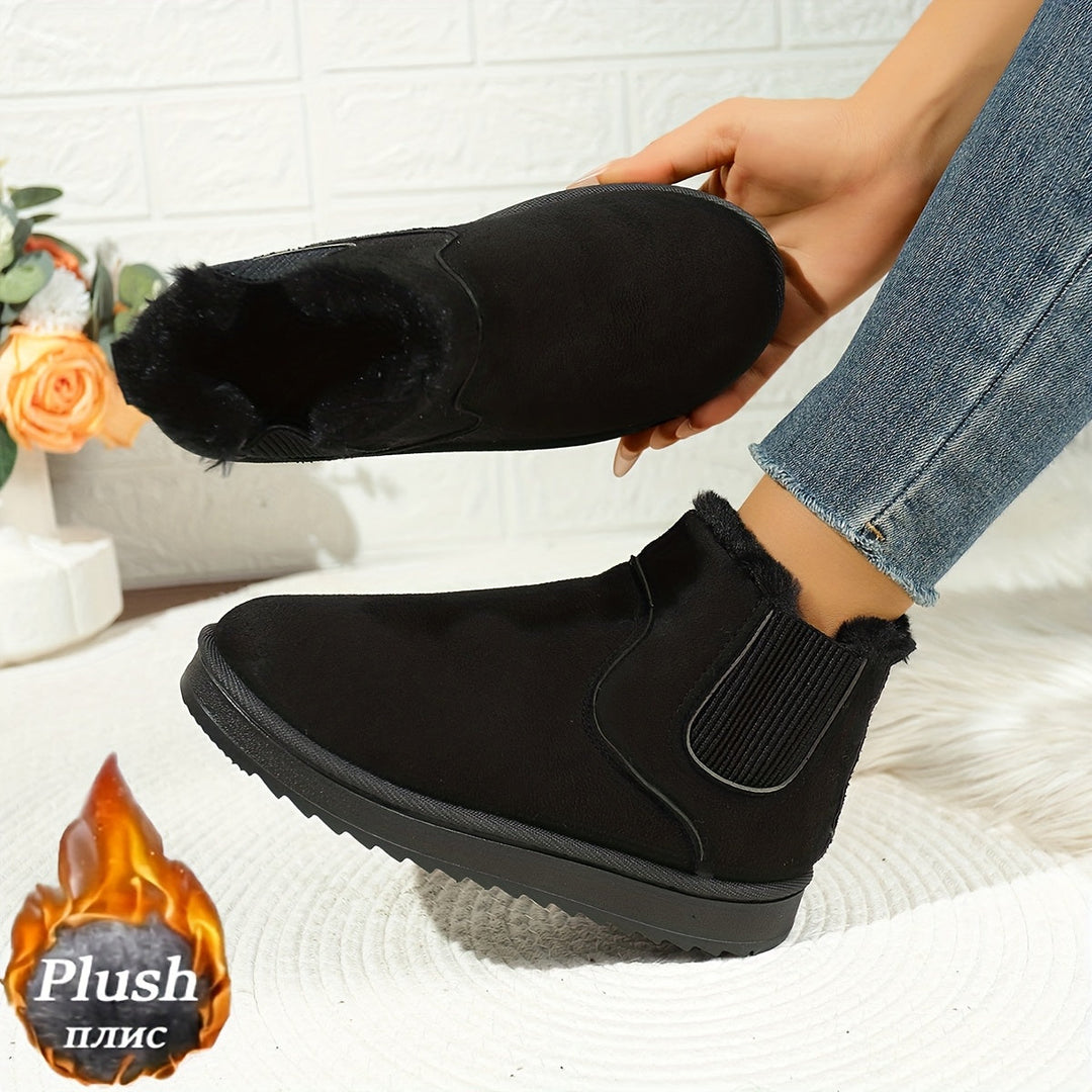 Adrienne | Cozy Platform Ankle Boots