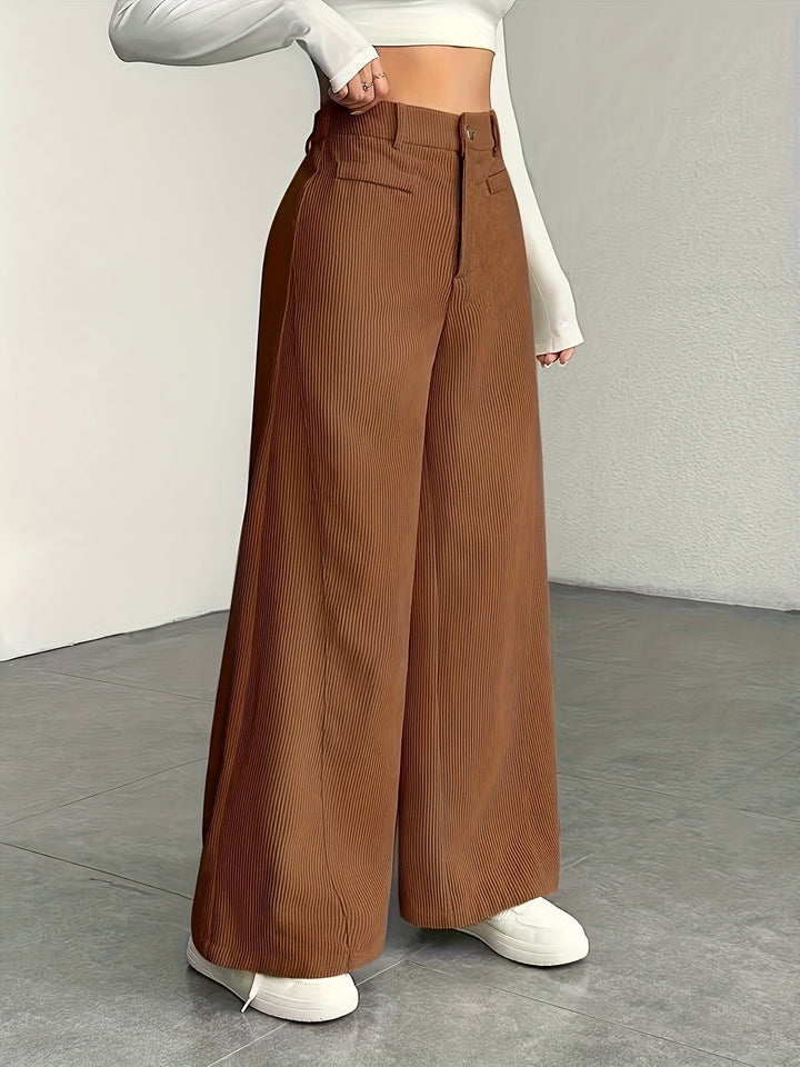 Kimberly | High-Waisted Wide-Leg Trousers