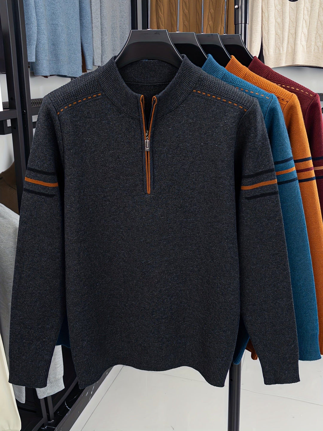 Daniel | Half-Zip Knit Jumper
