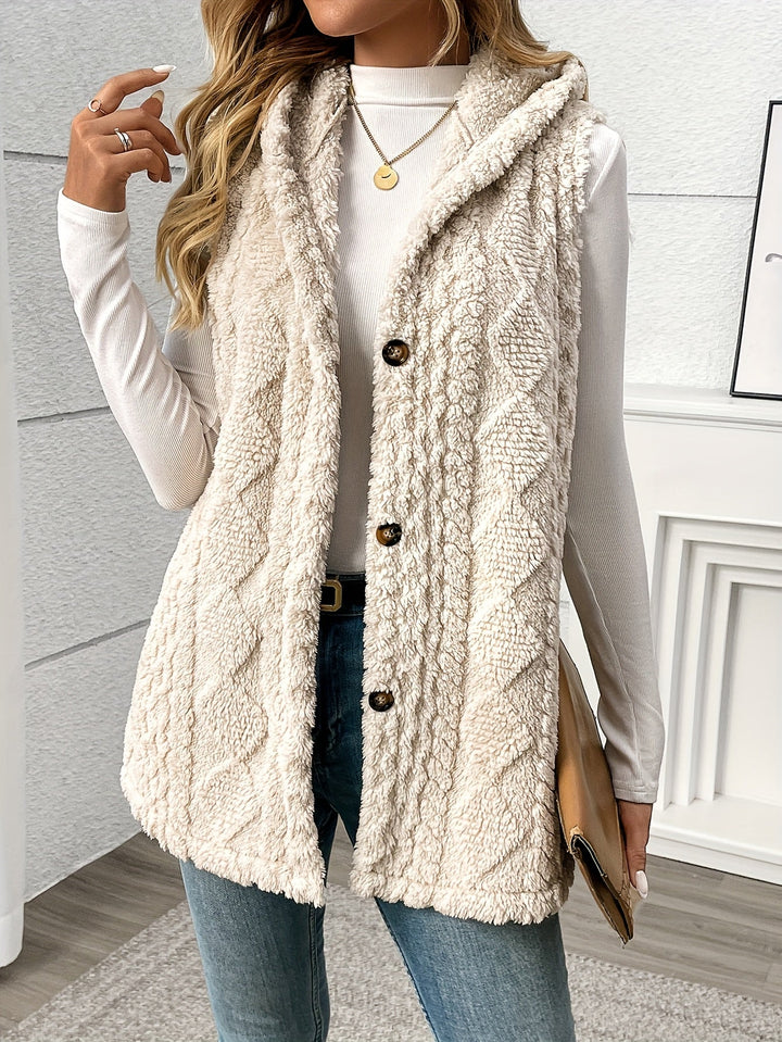 Lorna | Cozy Hooded Sleeveless Vest