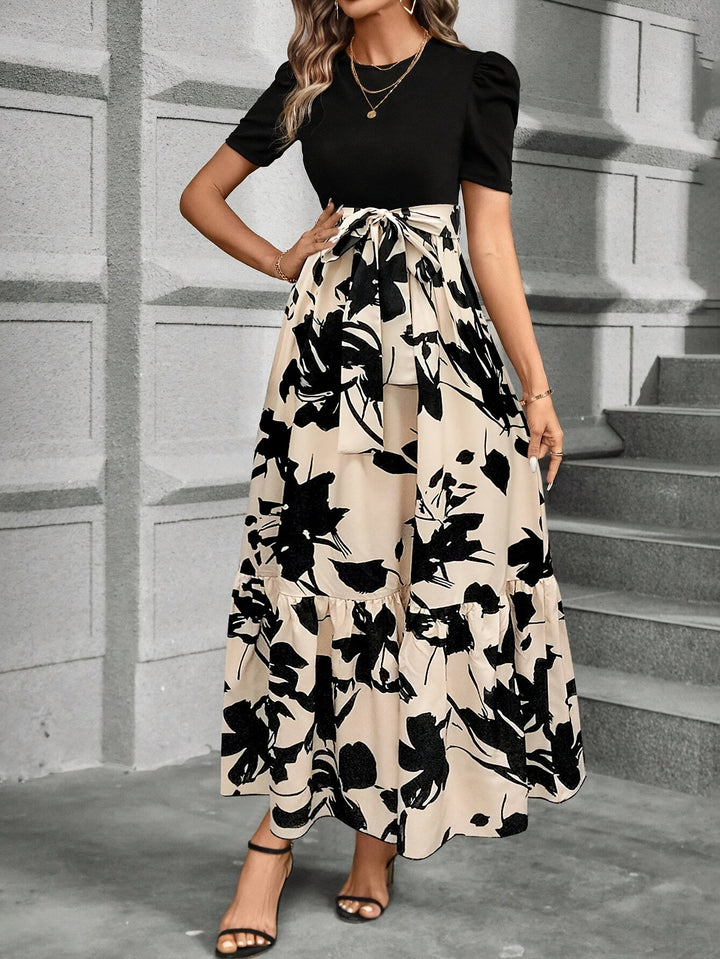 Helena | Printed Tiered Maxi Dress