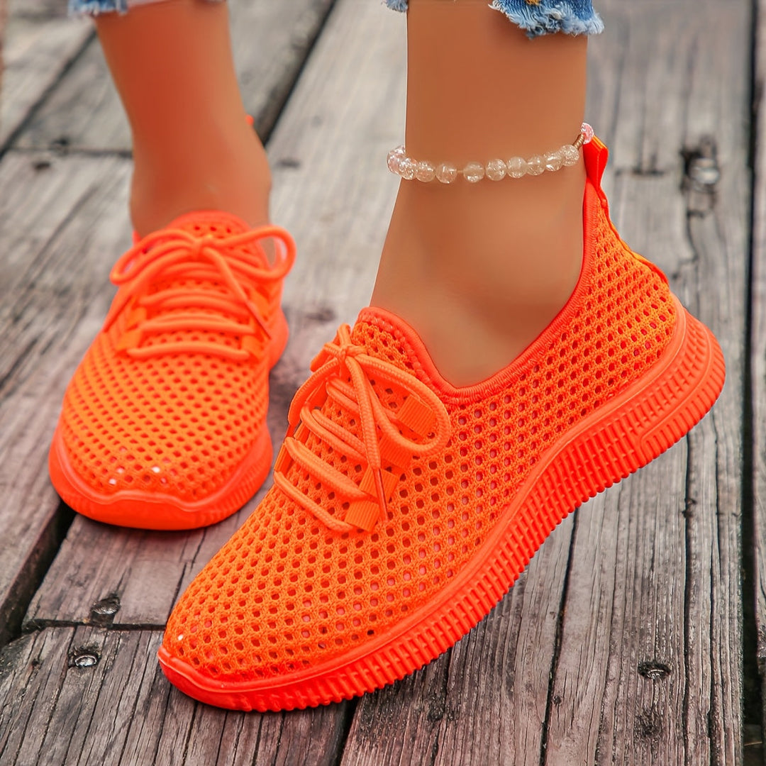 Marina | Airy Lace-Up Sneakers