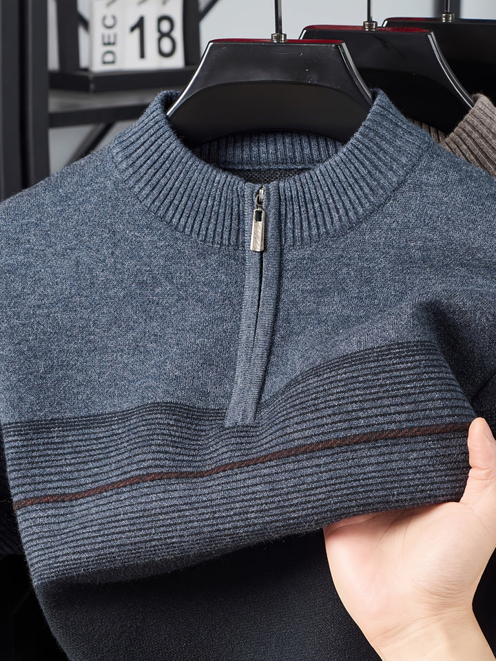 Oscar | Zip-Neck Jumper